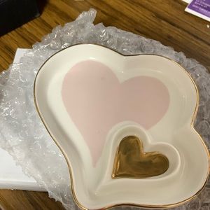 Ceramic Trinket Fish -Hearts